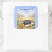 Sticker Carré Goddaughter Graduation Personalized Christian Gift (Sac)