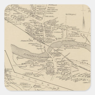 Sticker Carré Goffstown PO, Pelham