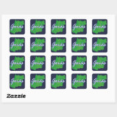 Sticker Carré Goias (Feuille)