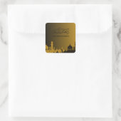 Sticker Carré Gold Ramadan kareem 2024 (Sac)
