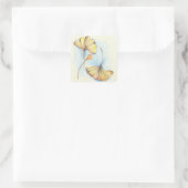 Sticker Carré Golden Autumn Ginkgo (Sac)