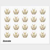 Sticker Carré Golden Lyre tote (Feuille)