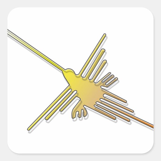 Sticker Carré Golden Nazca (Devant)