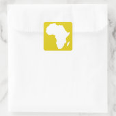 Sticker Carré Golden Poppy Afrique Audacieuse (Sac)