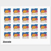 Sticker Carré Golden Slumbers (Feuille)