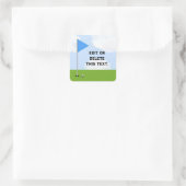 Sticker Carré Golf (Sac)