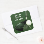 Sticker Carré Golf (Enveloppe)