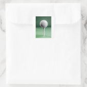 Sticker Carré Golf Ball on Tee (Sac)