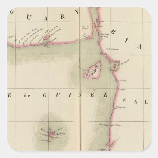 Sticker Carré Golf de Guinée 36 (Devant)