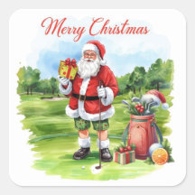 Golf Santa Claus Noël pour golfeur Floride
