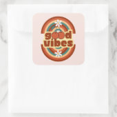 Sticker Carré Good Vibes (Sac)