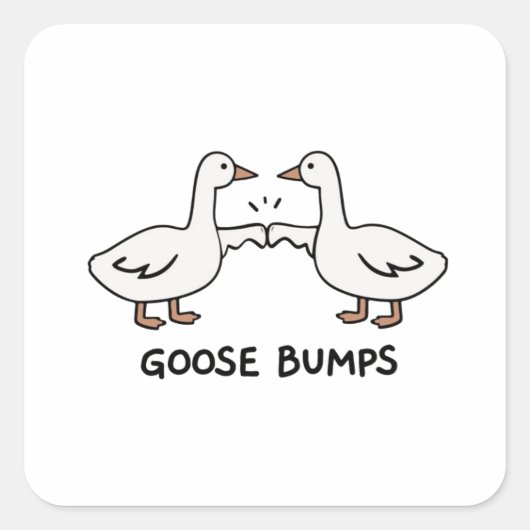 Sticker Carré Goose pumps  (Devant)