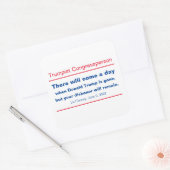 Sticker Carré GOP Congress Votre Dishonor Restera Cheney (Enveloppe)