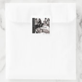 Sticker Carré Gossip Girl Black and White Group Graphisme (Sac)