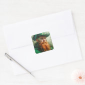Sticker Carré Gothique Leprechaun (Enveloppe)