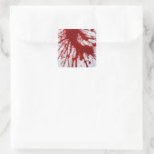 Sticker Carré Gouffre de sang (Sac)