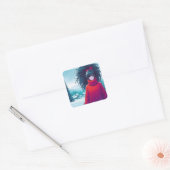 Sticker Carré Grace Crimson (Enveloppe)