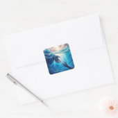 Sticker Carré Grace Sous La Surface (Enveloppe)