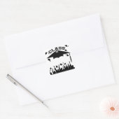 Sticker Carré Graduation de Custom (Enveloppe)