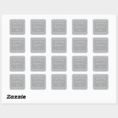 Sticker Carré Graduation Gris Gris (Feuille)