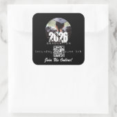Sticker Carré Graduation Online Invitation QR Code 2026 (Sac)
