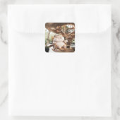 Sticker Carré Graisse Et Café Sassy (Sac)