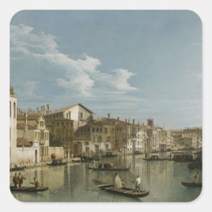 Sticker Carré Grand Canal from Palazzo Flangini to Palazzo Bembo