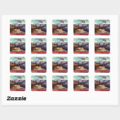 Sticker Carré Grand Canyon (Feuille)