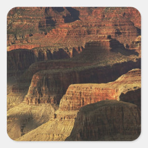 Sticker Carré Grand Canyon du bord sud au coucher du soleil, 4
