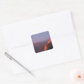 Sticker Carré Grand Canyon Sunset Rainbow (Enveloppe)