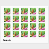 Sticker Carré Grand Fritillaire (Feuille)
