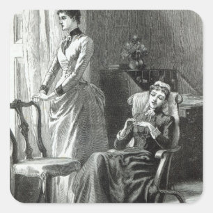 Sticker Carré Grand-Grandmamma Severan par Leslie Keith