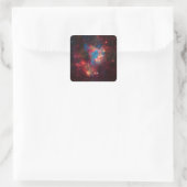 Sticker Carré Grand Magellanic Cloud Superbubble à Nebula N44 (Sac)