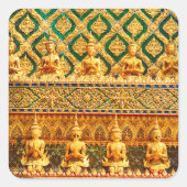 Sticker Carré Grand Palais De Bangkok, Thaïlande (Devant)