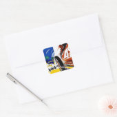 Sticker Carré Grand Prix de Monaco 1931 - Poster de course Vinta (Enveloppe)