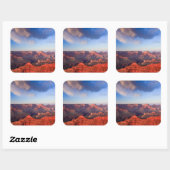 Sticker Carré Grand Sunset (Feuille)