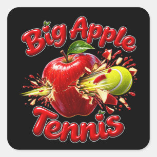 Sticker Carré Grand Tennis Apple - Tournoi de tennis de New York