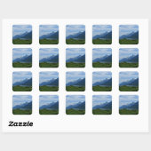 Sticker Carré Grand Tétons (Feuille)