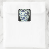 Sticker Carré Grand vase bleu et blanc, période Jaijing (Sac)