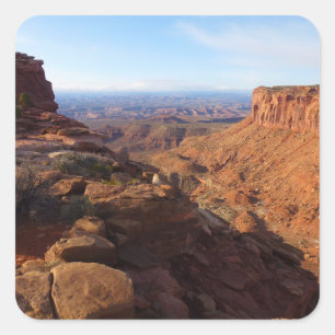 Sticker Carré Grand View Point dans le parc national de Canyonla
