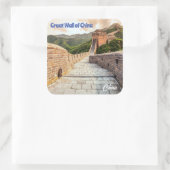 Sticker Carré Grande Muraille de Chine (Sac)
