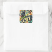 Sticker Carré Grande peinture Danse (Sac)