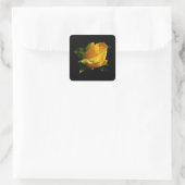 Sticker Carré Grande rose jaune (Sac)