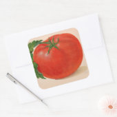 Sticker Carré grande tomate juteuse BIG (Enveloppe)