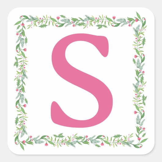 Sticker Carré Grandmillentenaire À feuillage persistant Swag | M (Devant)