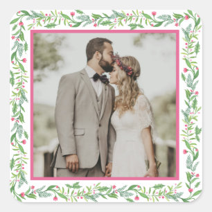 Sticker Carré Grandmillentenaire À feuillage persistant Swag   P