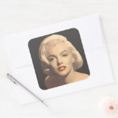 Sticker Carré Graphic Grey Marilyn (Enveloppe)