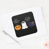Sticker Carré Graphique d'inflation drôle pour Halloween et Than (Enveloppe)