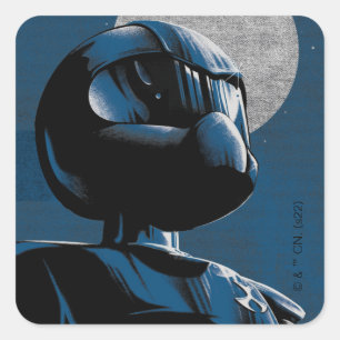 Sticker Carré Graphique Toonami TOM 5 Lune