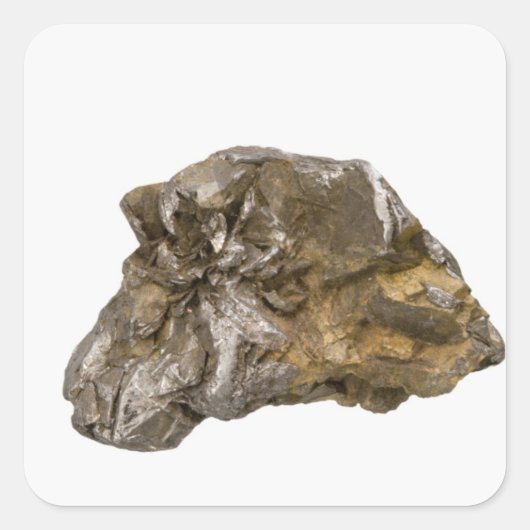 Sticker Carré Graphite, Danville, Vermont, États-Unis (Devant)